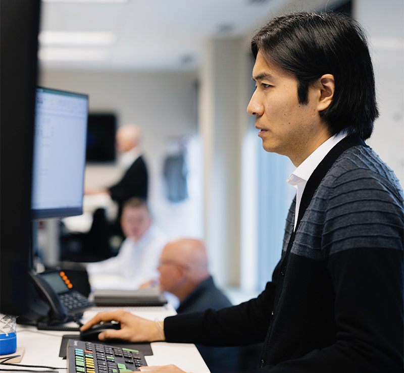 Strategy team discussion